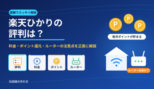 楽天ひかりの評判は？料金・ポイント還元・ルーターの注意点を正直に解説