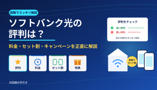ソフトバンク光の評判は？料金・セット割・キャンペーンを正直に解説